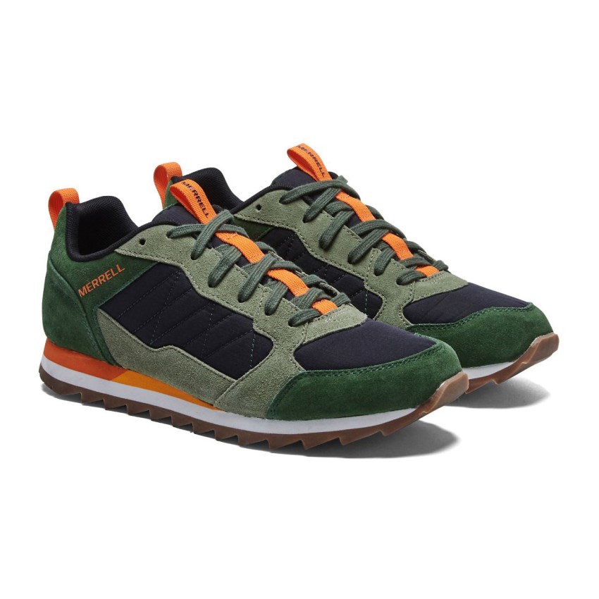 Basket Merrell Alpine Vert Olive Homme | A.R.WMKS